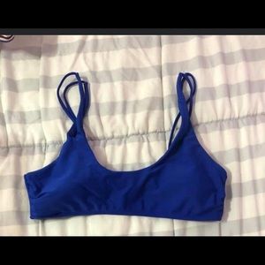 Blue bikini